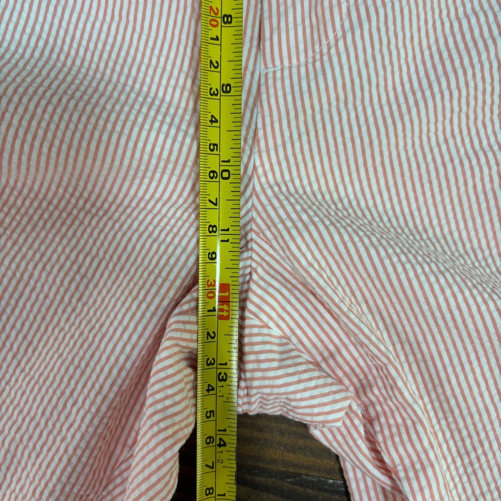 Brooks Brothers 346‎ Mens Pink White Seersucker Striped Shorts Cotton Size 42 - Picture 12 of 12